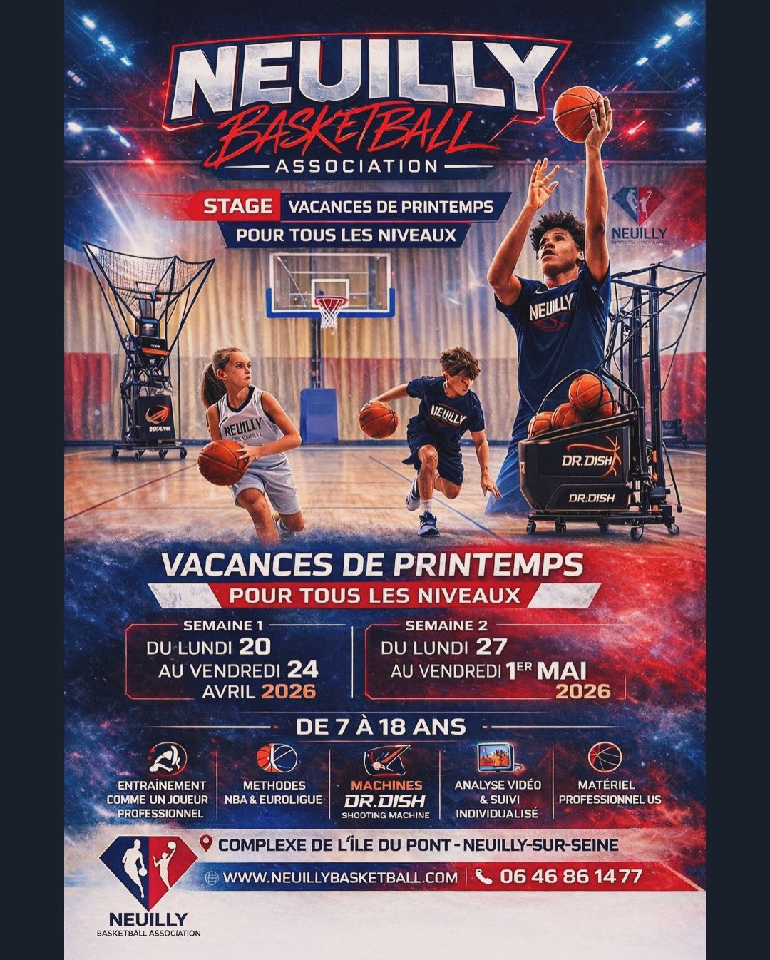 Neuilly BasketBall Vacances de printemps 